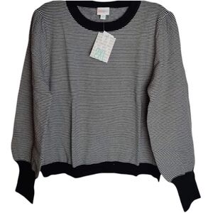 Black/white Striped Sweater